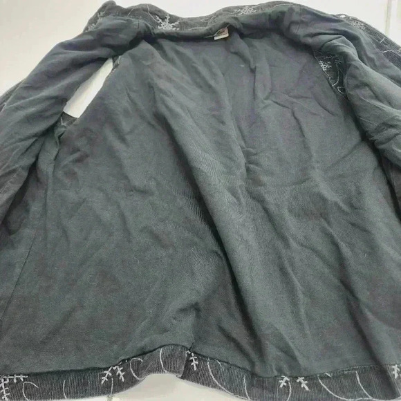 Woolrich Corduroy Embroidered Full Zip Vest Sweater Women's Size L - Picture 3 of 9